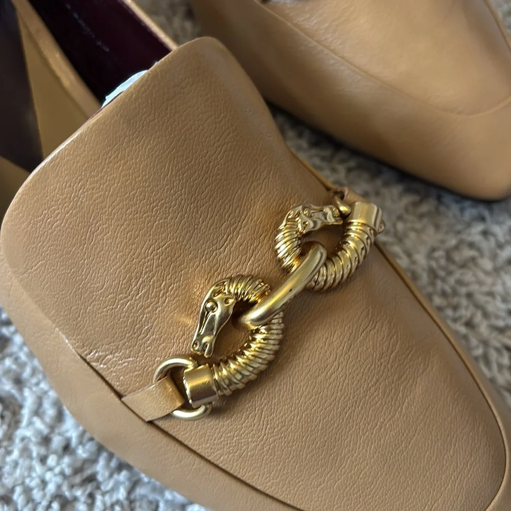 NWT Tory Burch Jessa Heeled Loafer 45mm - Picture 2 of 9